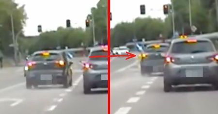 Pijany Białorusin szalał na drodze. Policja pokazała nagranie