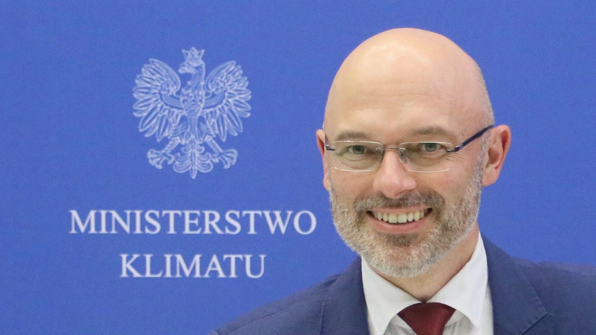 Minister klimatu Michał Kurtyka