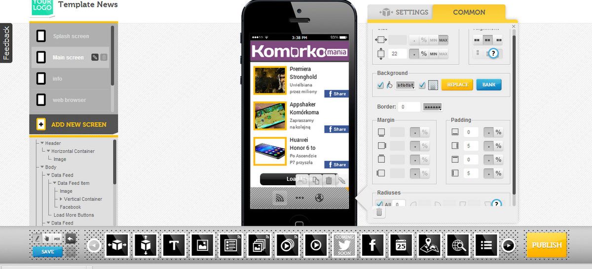 Kinetise. Polski start-up, dzięki któremu każdy może zrobić aplikację mobilną 4