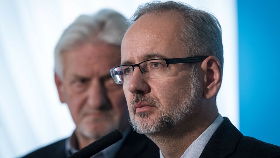 Konferencje prasowa ministra zdrowia Adama Niedzielskiego
03.09.2020 Warszawa Konferencja ministra zdrowia Adama Niedzielskiego nt jesiennej strategii walki z epidemia koronawirusa   fot. Jacek Dominski/REPORTER
n/z: Andrzej Horban Adam Niedzielski
Jacek Dominski/REPORTER