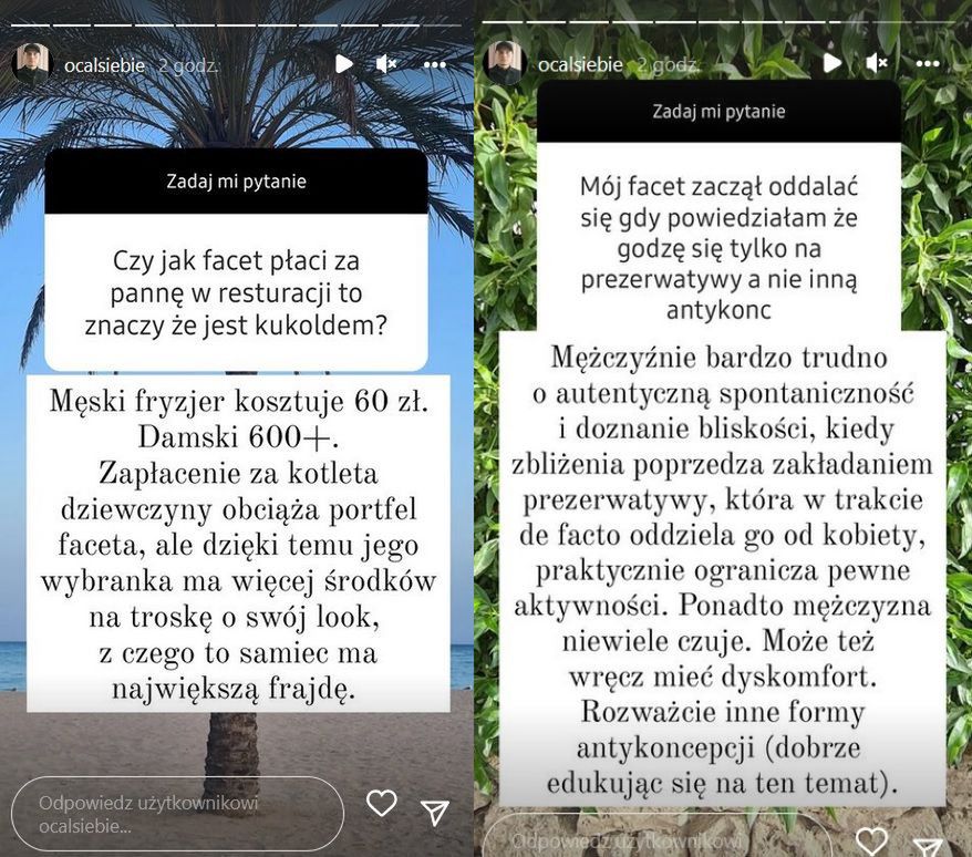 Instagramowe wypowiedzi Rafała Olszaka
