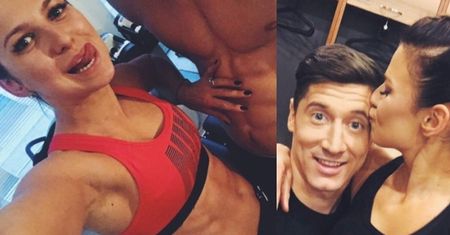 Lewandowska pokazuje pachę i klatę Roberta