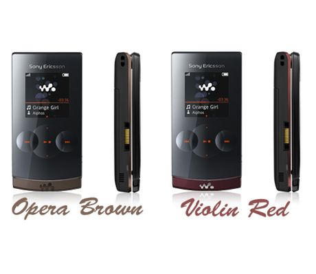 Nowe kolory Sony Ericsson W980 i W350i