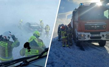 "Spycha samochody do rowów". Trudna sytuacja na Podkarpaciu