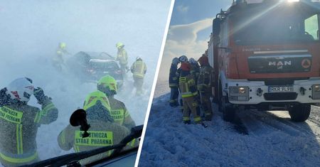 "Spycha samochody do rowów". Trudna sytuacja na Podkarpaciu
