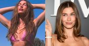 Hailey Bieber pręży wyrzeźbioną sylwetkę w różowym bikini. "ZJAWISKOWA" (FOTO)