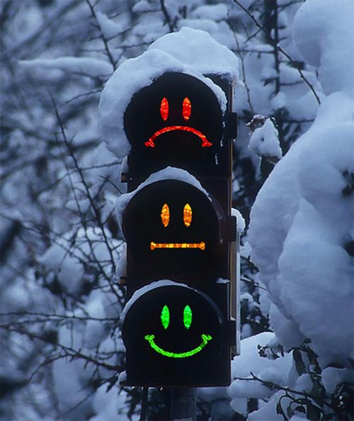 Cool traffic light