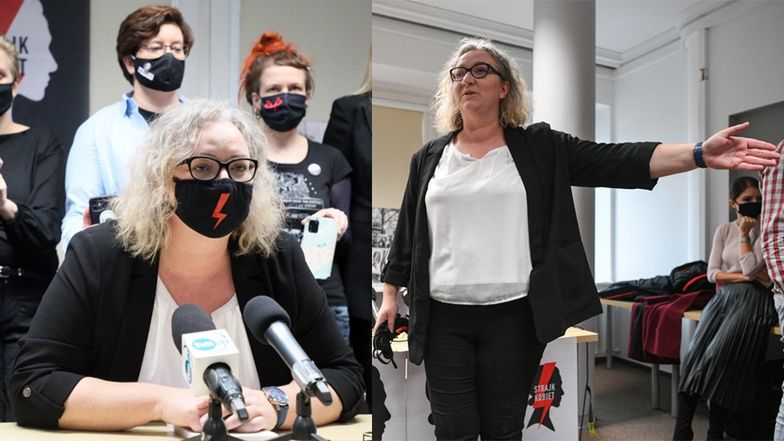 Marta Lempart wyprosiła dziennikarzy TVP z konferencji Strajku Kobiet
