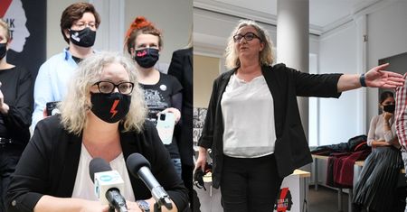 Marta Lempart wyprosiła dziennikarzy TVP z konferencji Strajku Kobiet: "Wypie***lać!"