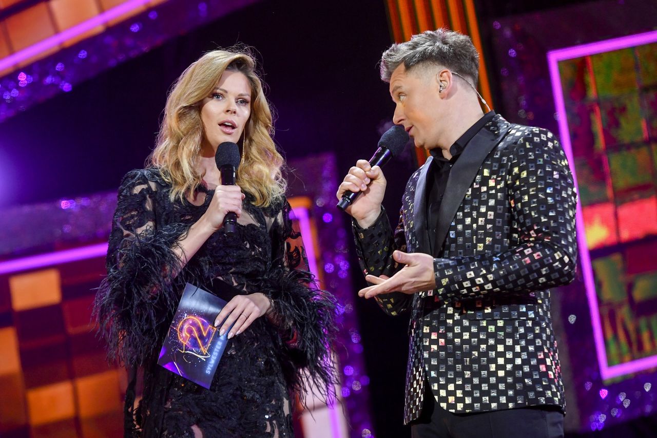 Małgorzata Tomaszewska i Rafał Brzozowski podczas "Sylwestra marzeń"