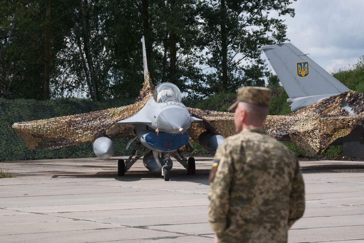 Ukraine has lost its first F-16 fighter jet.