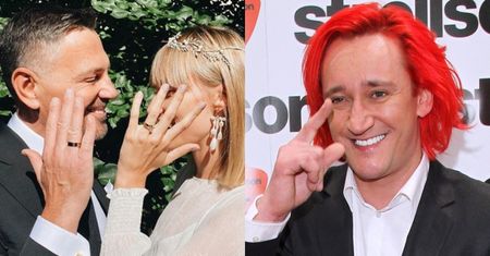 Fanka komentuje ślub Krzysztofa Ibisza: "Do TRZECH razy sztuka". A Michał Wiśniewski sobie śmieszkuje... (FOTO)