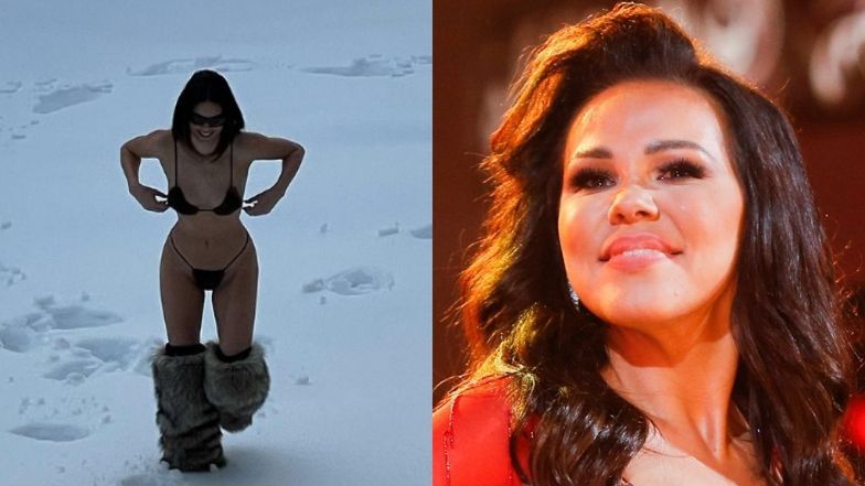 Sylwia Bomba paraduje w bikini po śnieżnych zaspach