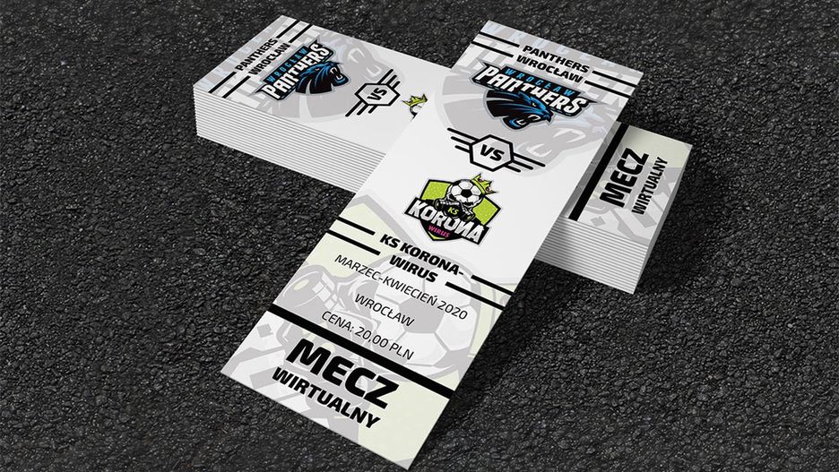 Bilety na wirtualny mecz Panthers Wrocław z KS Koronawirus 