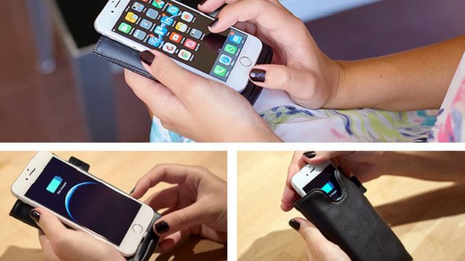 Plecak z ładowarką to za dużo? Ampere: pokrowiec, który naładuje smartfona 1