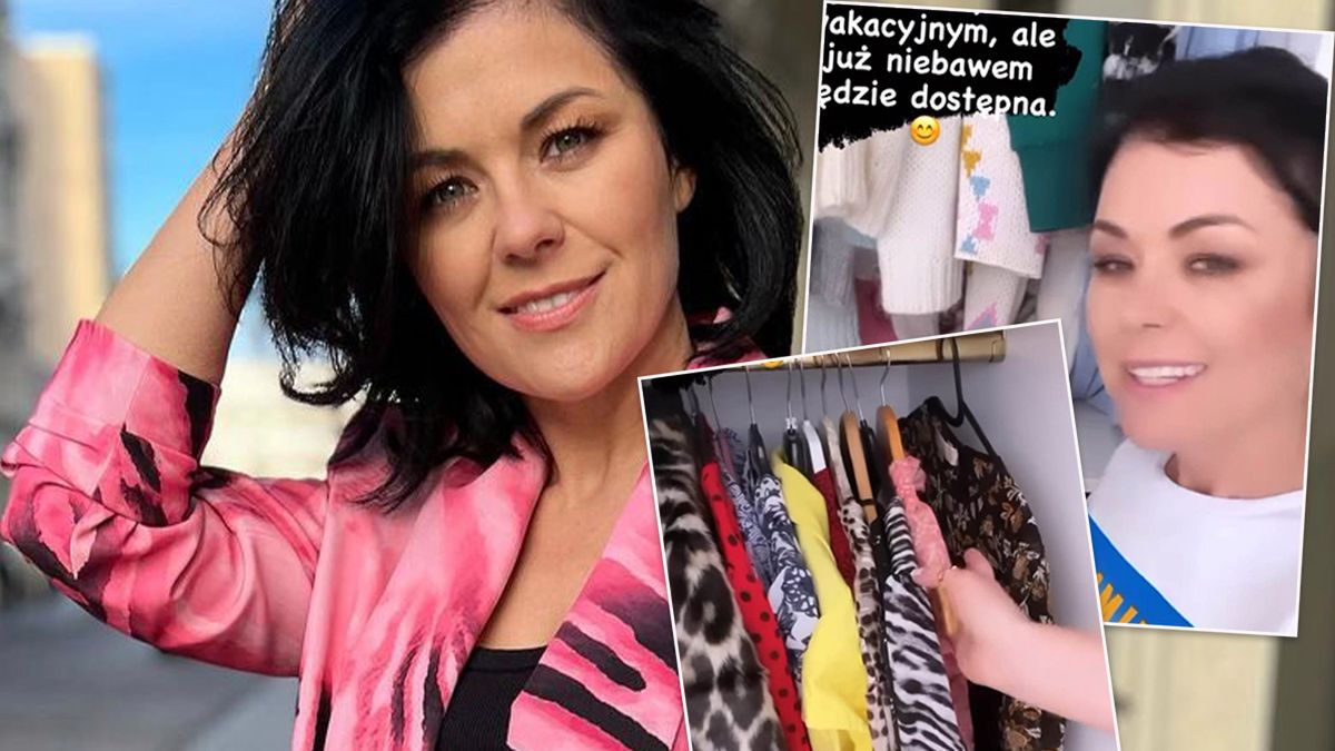 Kasia Cichopek pokazła szafę