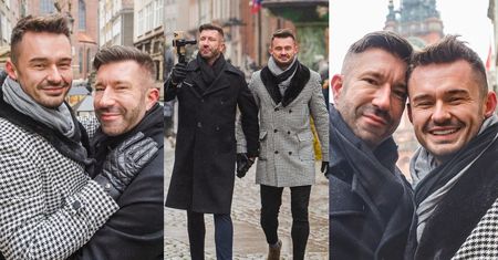 Leon i Damian z "Królowych Życia" robią konkurencję Gabrielowi i Rafałowi na spacerku z paparazzi (ZDJĘCIA)
