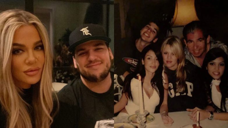 Rob Kardashian pozuje z rodziną. Tak dziś wygląda