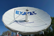 Teleport satelitarny należący do EXATEL ( mat. prasowe EXATEL) 