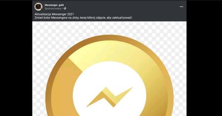 Facebook reklamuje stronę wyłudzającą dane, która podszywa się pod Facebooka