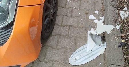 W przypływie złości na swoją kobietę wyrzucił telewizor przez balkon. Traf chciał, że spadł na czyjś samochód
