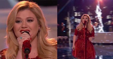 Ciężarna Kelly Clarkson śpiewa świąteczny singiel!