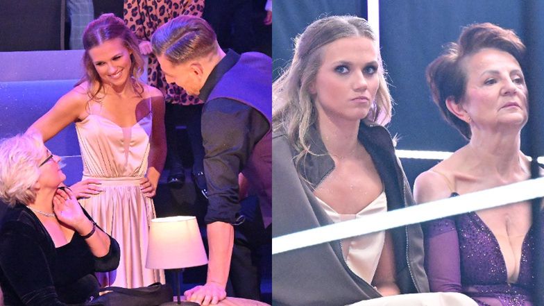 Agnieszka Kaczorowska i Marcin Rogacewicz z mamami