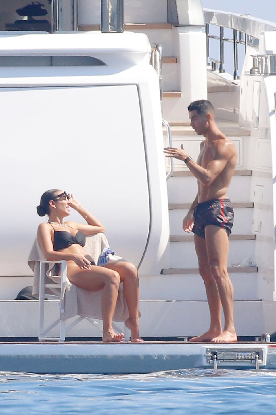 Francuskie wakacje Cristiano Ronaldo i Georginy Rodriguez