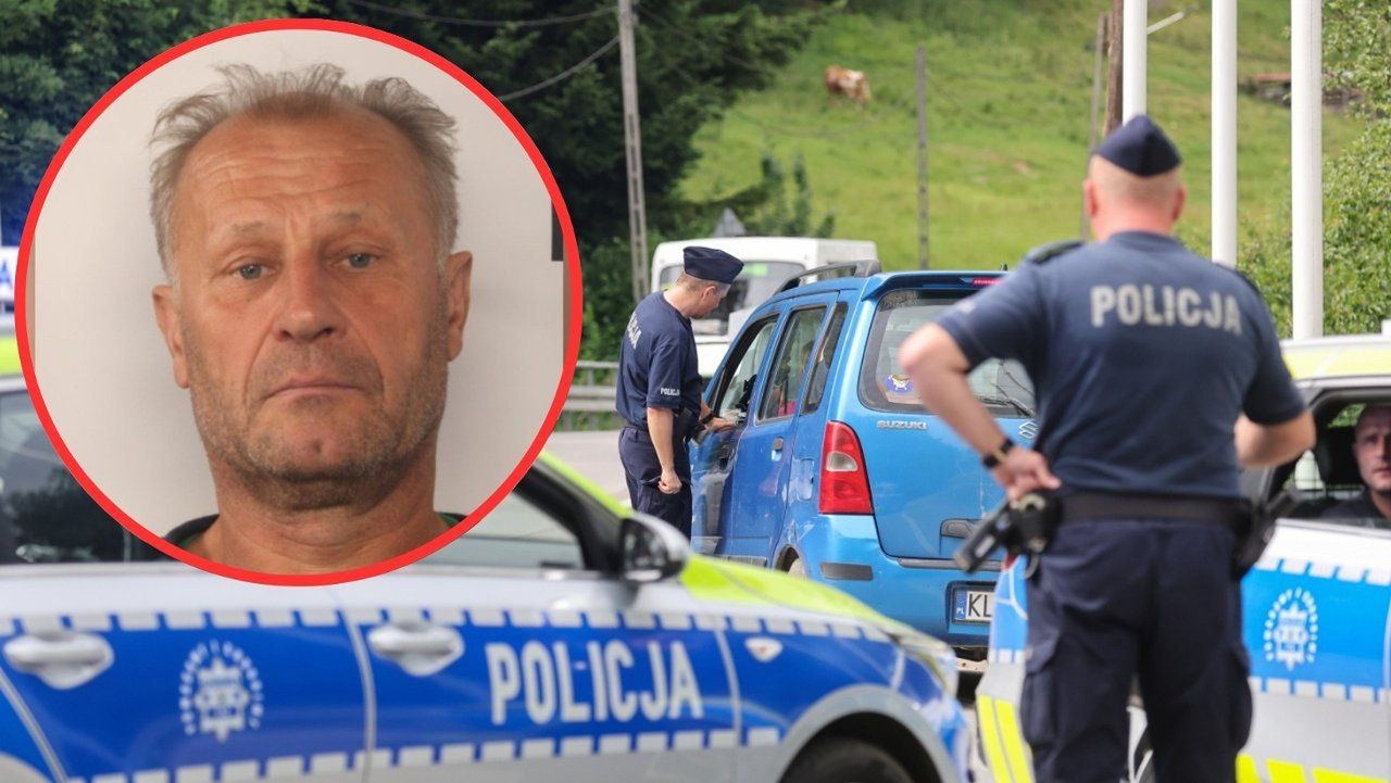 Wielka obława pod Limanową: pół tysiąca policjantów szuka 57-latka ze Starej Wsi