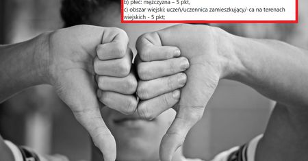Staż dla licealistów. Dodatkowe punkty za bycie mężczyzną