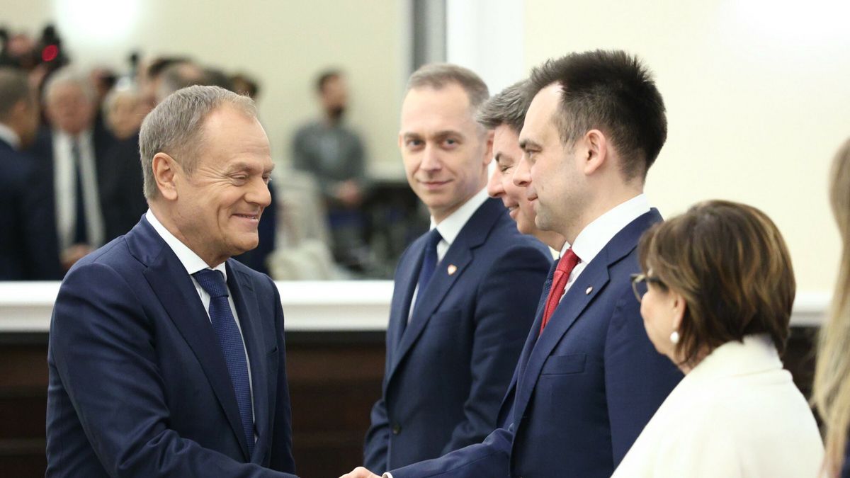 Posiedzenie rz?du Donalda Tuska
Fot. Michal Zebrowski/East News,  Warszawa, 05.03.2024. Posiedzenie rzadu Donalda Tuska.
N/z: premier Donald Tusk, Cezary Tomczyk, Jan Grabiec, Andrzej Domanski, Izabela Leszczyna.
Michal Zebrowski