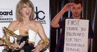 Taylor Swift i Sam Smith odbierają statuetki na Bilboard Music Awards!