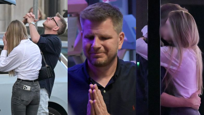 Filip Chazjer z młodszą partnerką