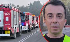 Newralgiczne miejsce koło Józefowa. Cel: utrzymać ogień z dala od miasta