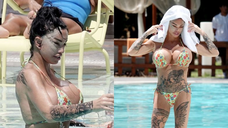 Katie Price w bikini. Pokazała się świeżo po operacji plastycznej
