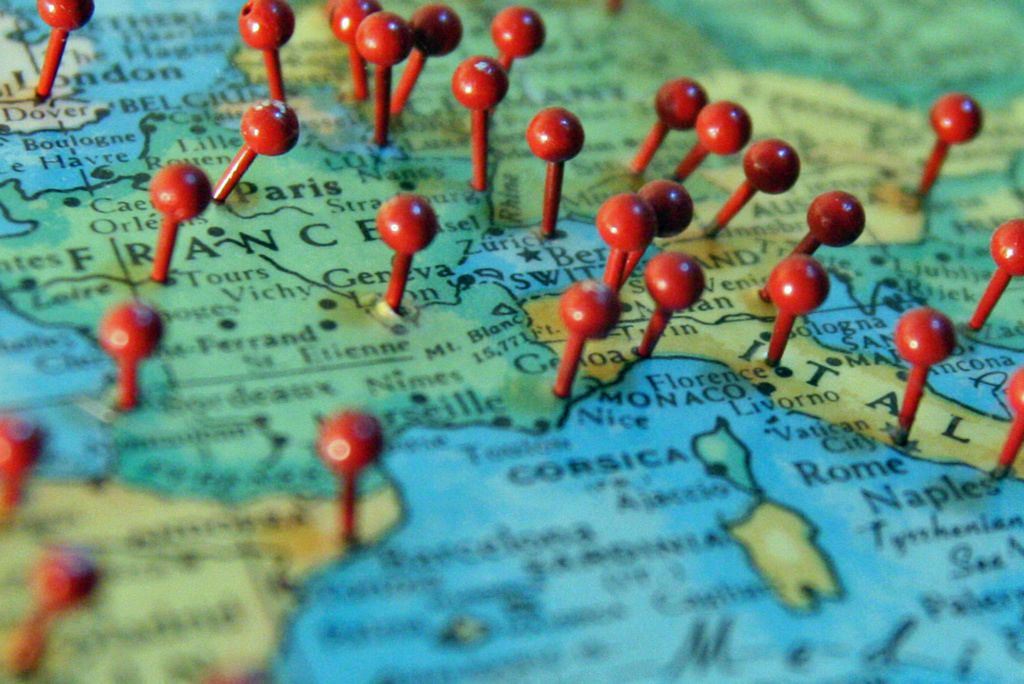 Znajdziesz Paryż na mapie? Udowodnij!