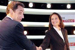 Ostre starcie Sarkozy - Royal przed kamerami TV