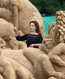 Piaskowy zwierzyniec w Moskwie