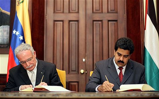 Wenezuela nawiązała stosunki dyplomatyczne z Palestyńczykami