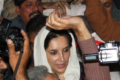 Benazir Bhutto zatrzymana na siedem dni