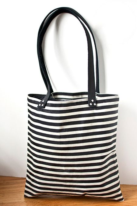 Waxed Canvas Tote Bag