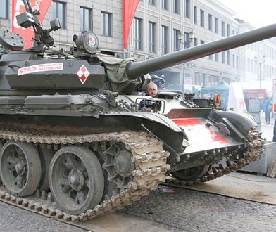 Czołg T-55 z instalacją LPG