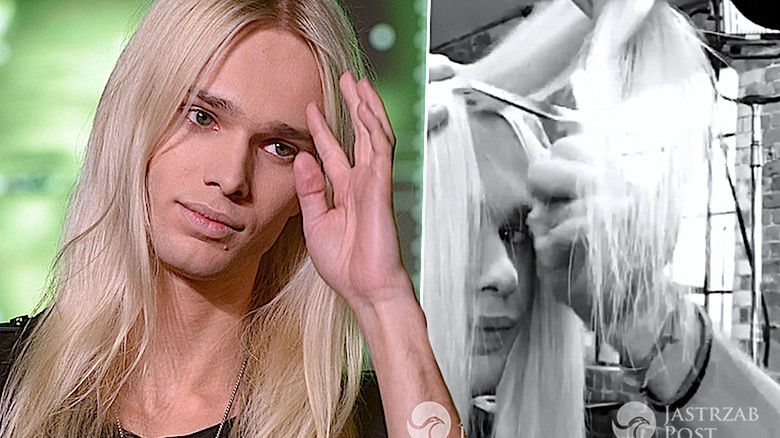 Mateusz Maga nowa fryzura