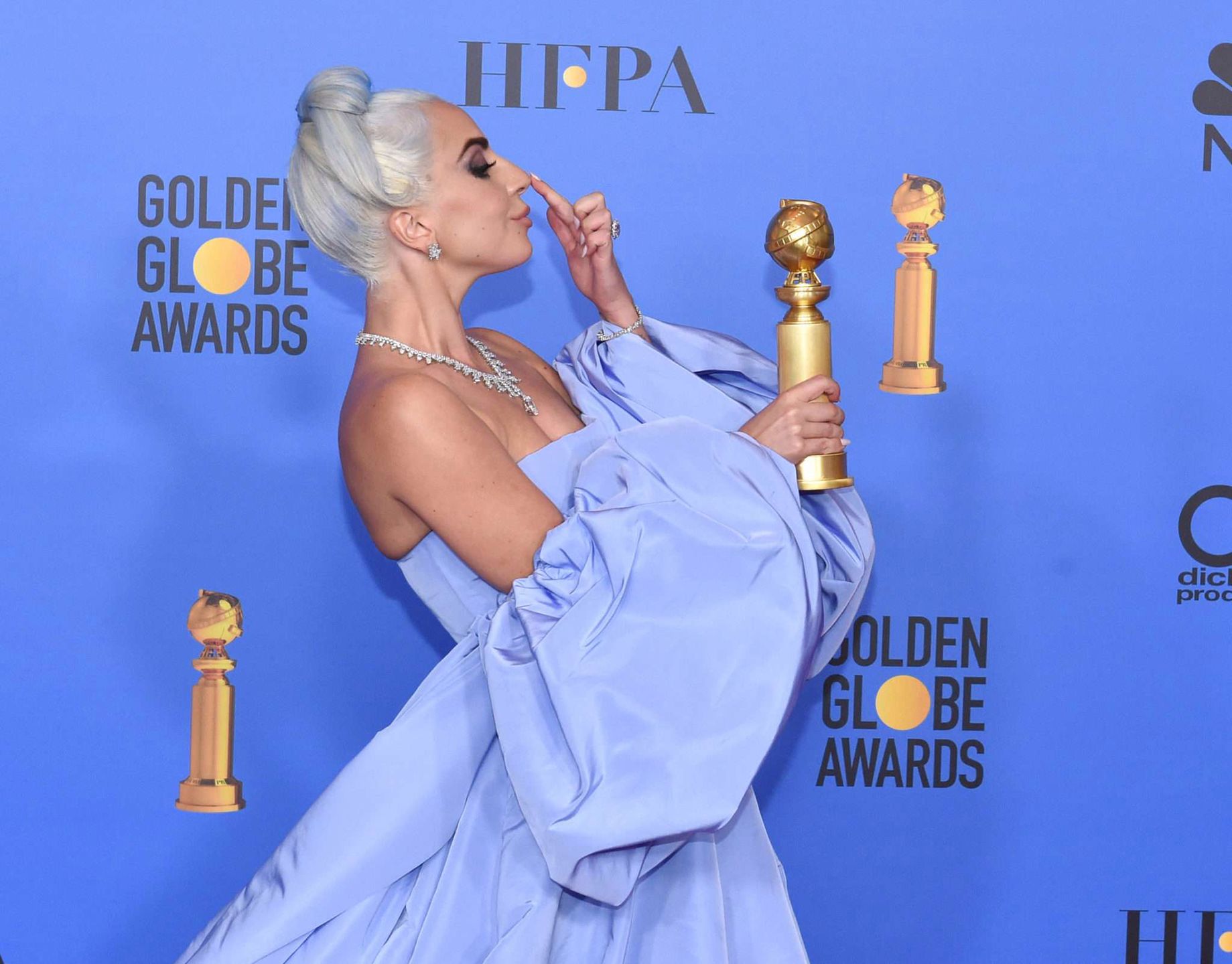 Lady Gaga at the 75th Annual Golden Globe Awards held at the Beverly Hilton Hotel on January 6, 2019 in Beverly Hills, CA.
© Tammie Arroyo / AFF-USA.COM