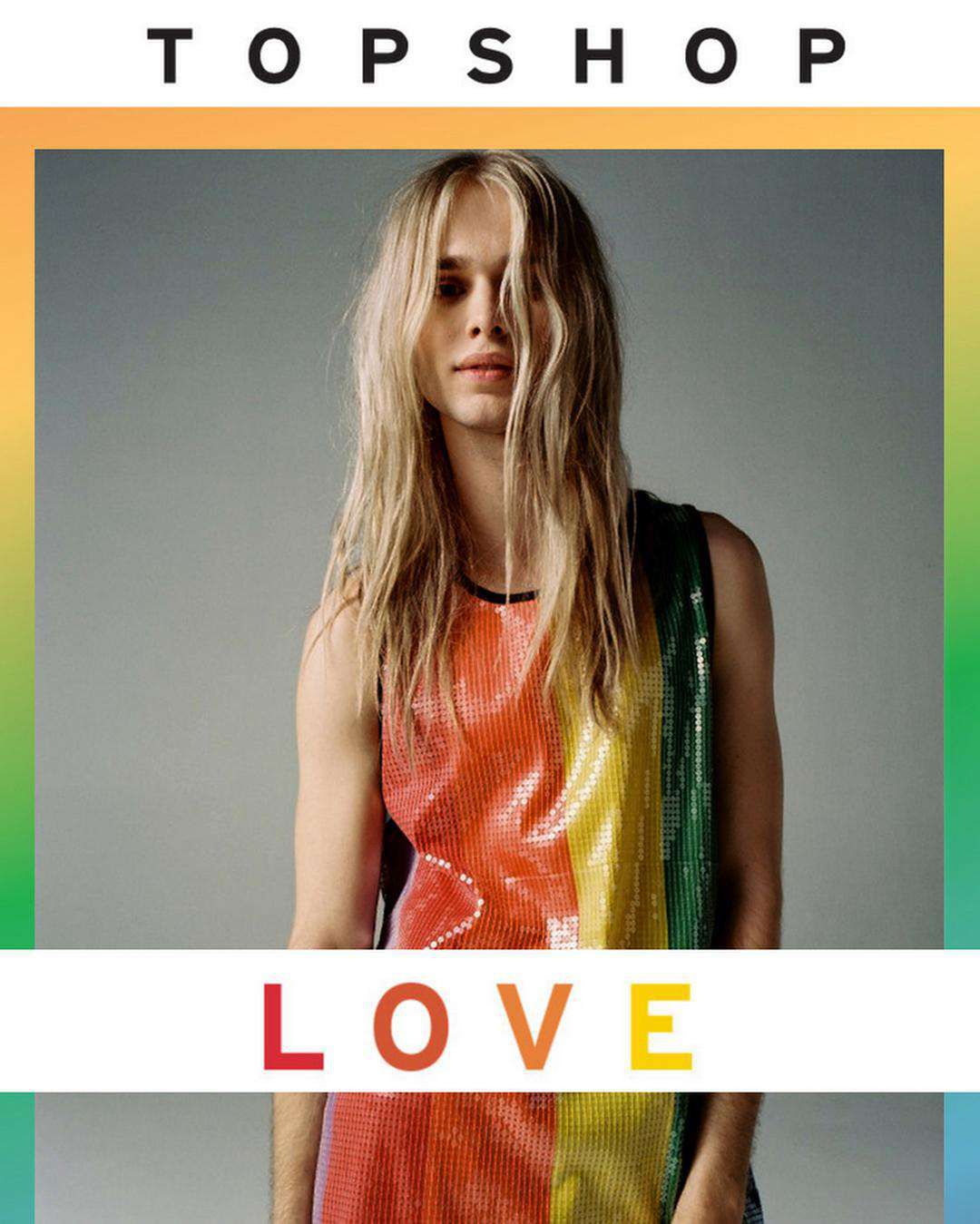 Mateusz Maga w kampanii TOPSHOP Pride