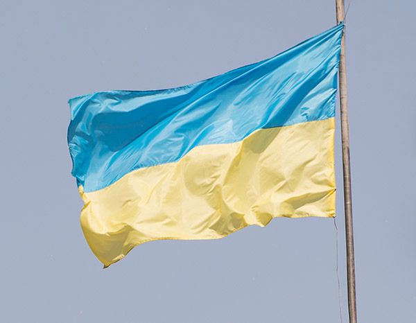 Zerwał ukraińską flagę w szkole córki. "Ukraińcy to mordercy i zbrodniarze"