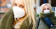 Agnieszka Woźniak-Starak nawet przy -15°C wygląda jak ikona stylu. Nosi buty, które kiedyś były szczytem obciachu