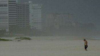 Burza piaskowa na wybrzeżu Florydy