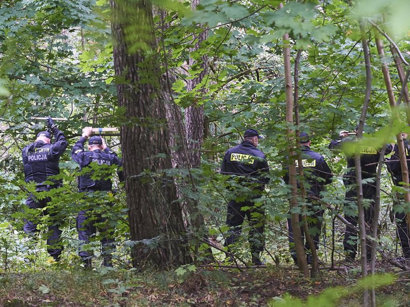 Policja znów w parku Reagana