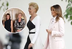 Melania Trump i Agata Kornhauser-Duda stanęły obok siebie. Kontrowersyjny wybór stroju